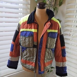 Colorful Patchwork Women's Jacket